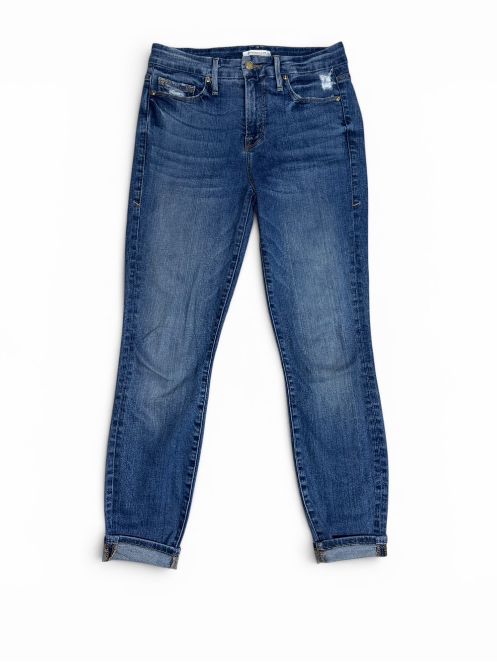 Good American Good Legs High Skinny Jeans Denim Blue 187 Size 2/26 Kardashian